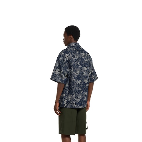 GG jacquard denim shirt