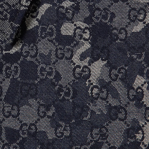 GG jacquard denim shirt
