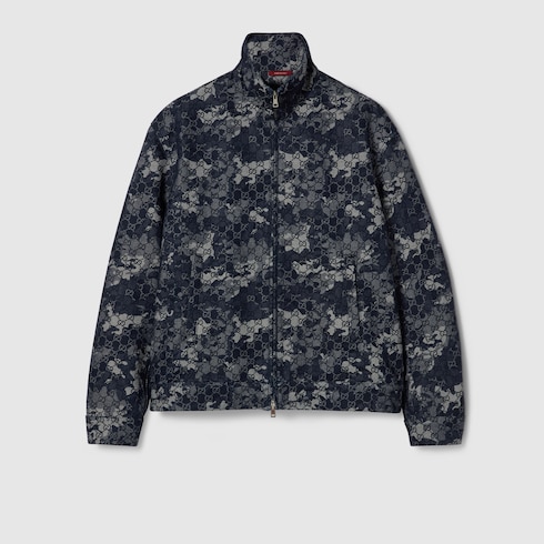Jacke aus GG Denim-Jacquard