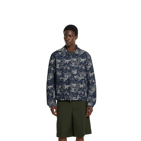 Veste en denim à jacquard GG