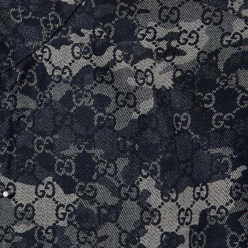 Jacke aus GG Denim-Jacquard