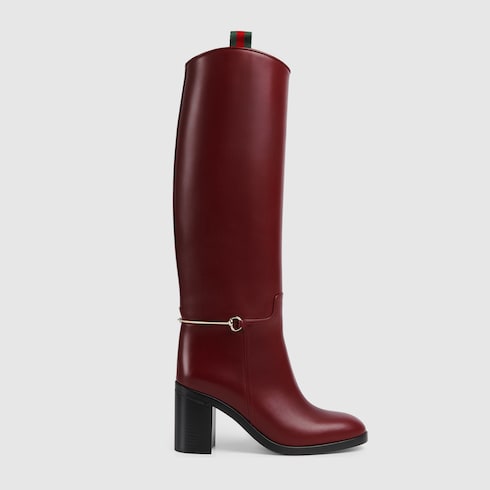 Bota con Horsebit fino para mujer  