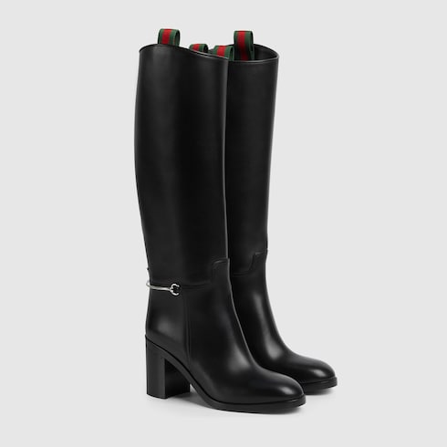 Women's boot with slim Horsebit  