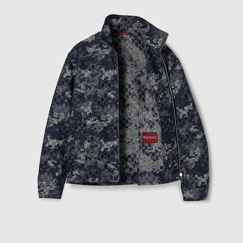 Jacke aus GG Denim-Jacquard