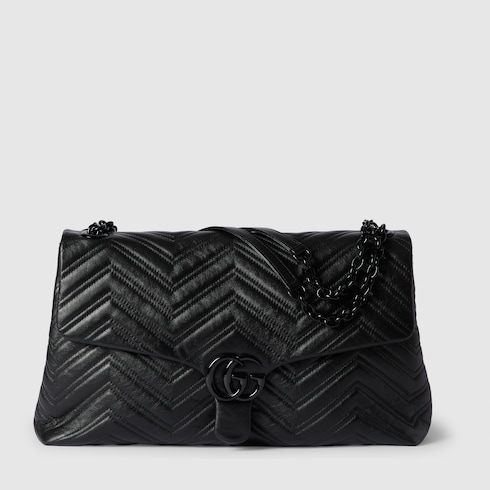 Borsa a spalla GG Marmont misura grande