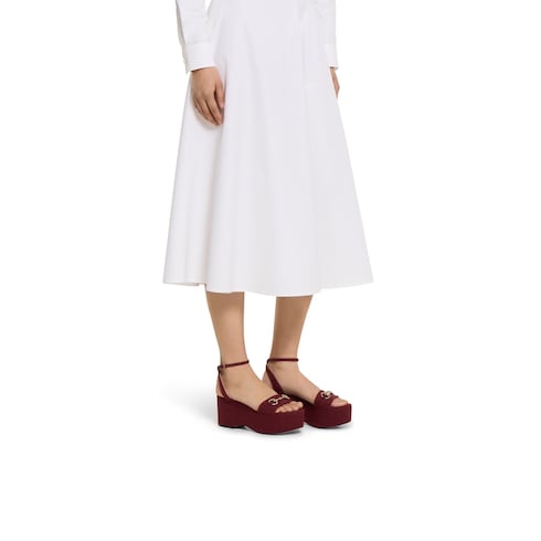 Women's Horsebit flatform sandal