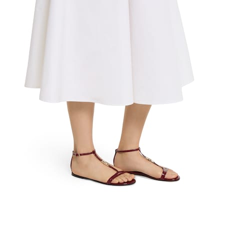 Women's thong sandal with Bamboo