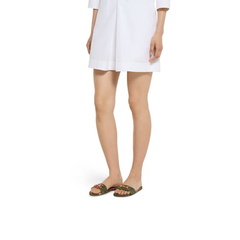 Women's slide sandal with Horsebit