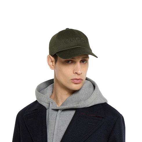 Cotton baseball hat with embroidery
