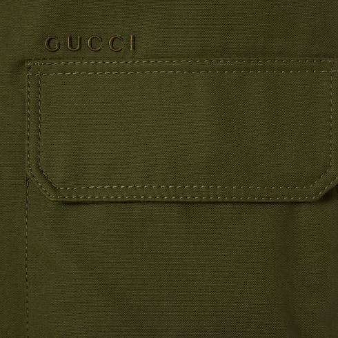 Jupe en toile de coton avec broderie