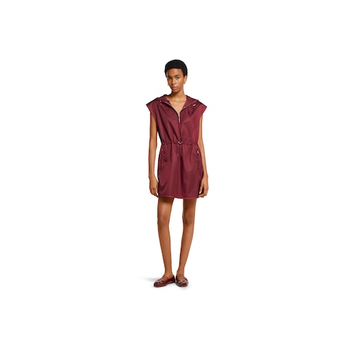 Fine nylon dress with logo
