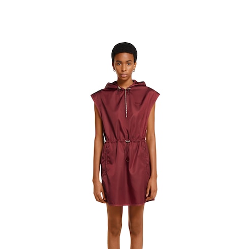 Fine nylon dress with logo