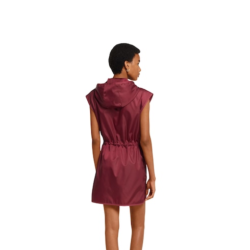 Fine nylon dress with logo