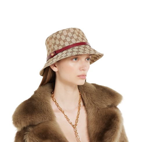 GG canvas bucket hat