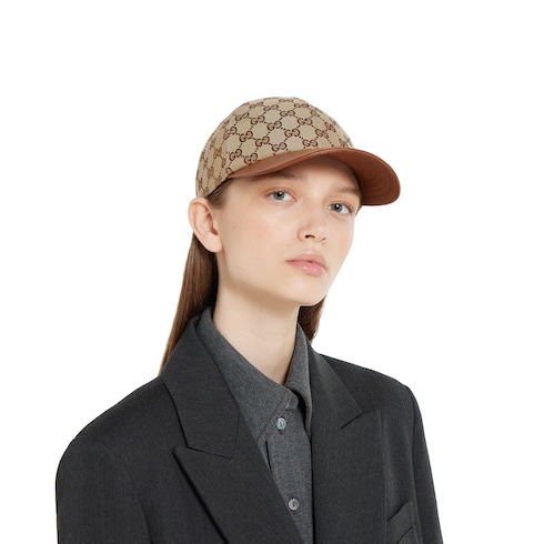 GG canvas baseball hat