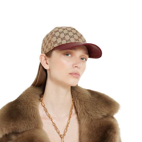 GG canvas baseball hat