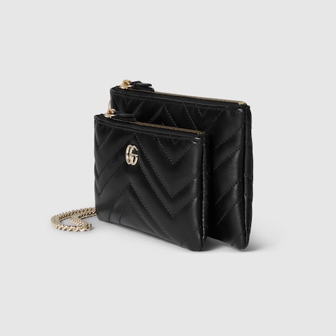 Bolsa pequeña GG Marmont con cadena