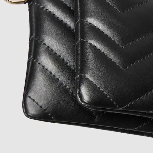 Bolsa pequeña GG Marmont con cadena