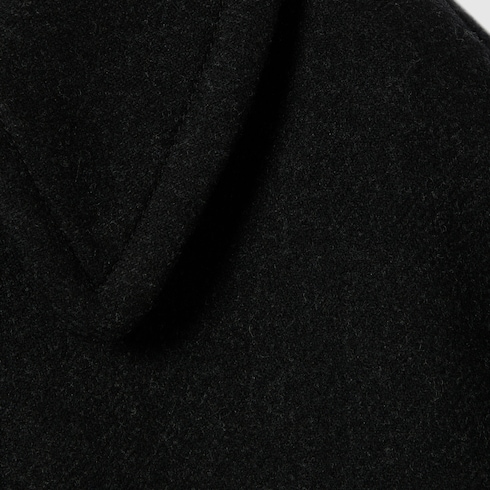 Technical poplin coat