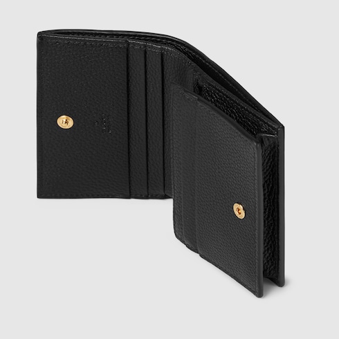 Bi-colour GG Marmont card case wallet