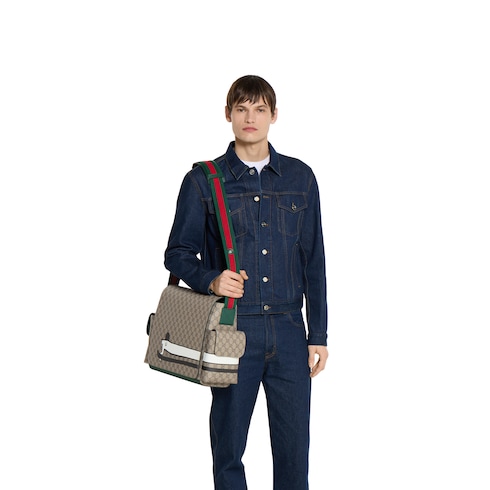 Large printed GG changing bag