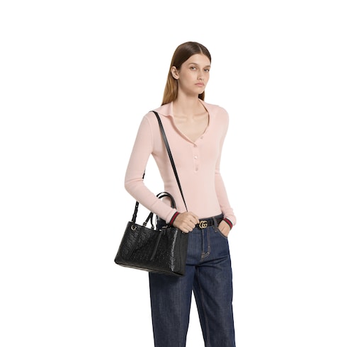 GG Emblem medium tote bag  
