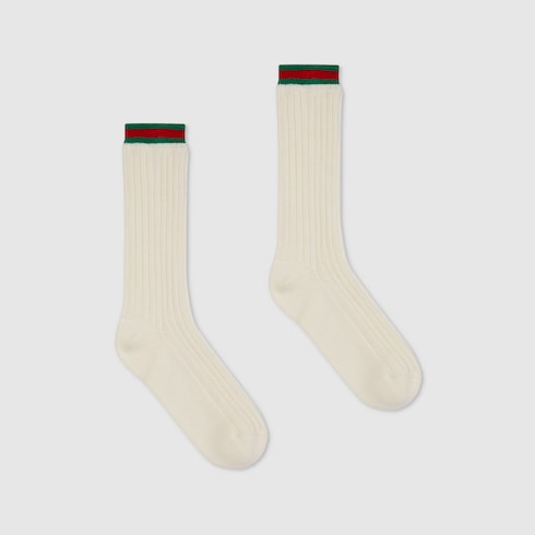 Chaussettes pour enfant en coton avec bande Web