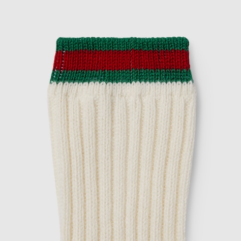 Kindersocken aus Baumwolle mit Web