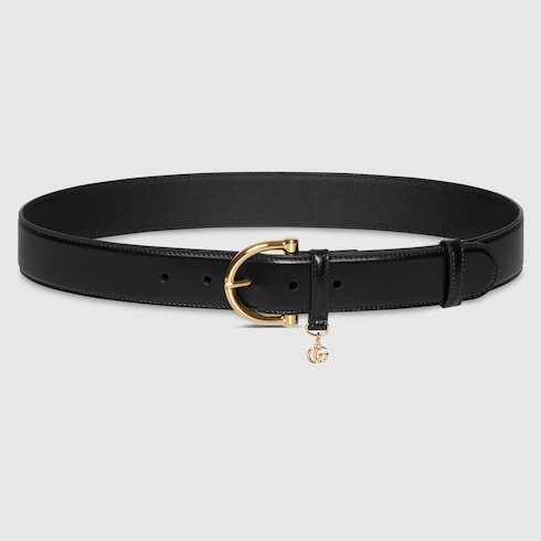 Belt with stirrup buckle