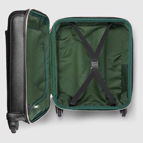 กระเป๋าล้อลาก Gucci Savoy small cabin trolley inหนังสีดำ GUCCI® TH