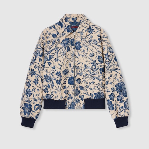 Veste en jacquard de coton bouclé Flora