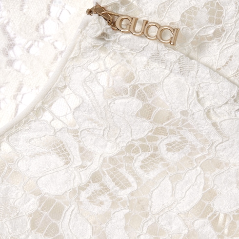 Gucci floral lace top Detail 6