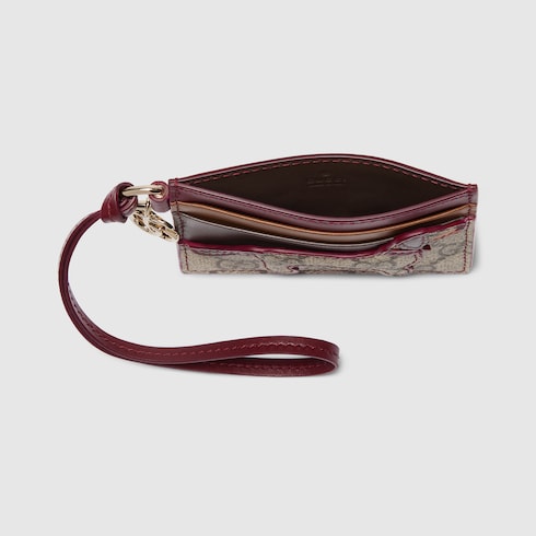 Card case with Double G and dog