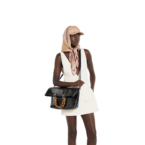 Bamboo large reversible tote bag