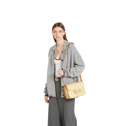 Gucci Horsebit 1955 Aura small shoulder bag