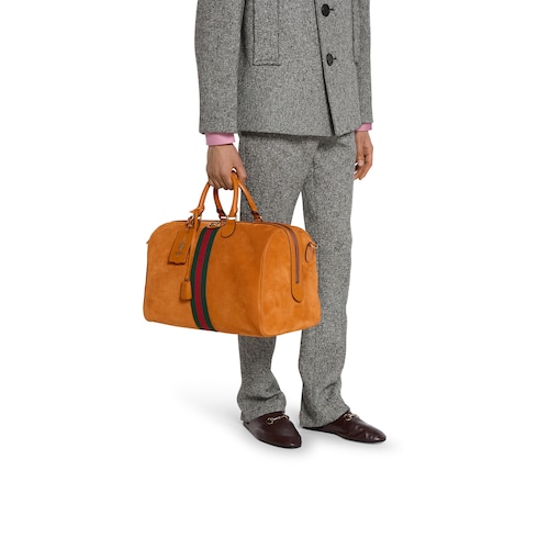 Gucci Savoy系列中号旅行包