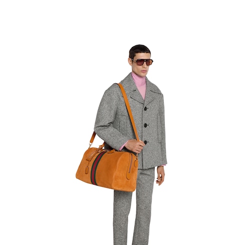Gucci Savoy系列中号旅行包