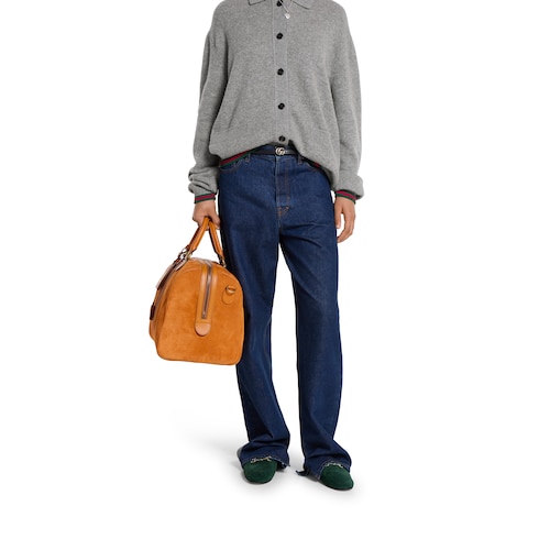 Gucci Savoy系列中号旅行包