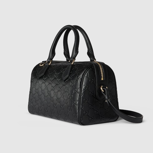 GG Emblem medium boston bag
