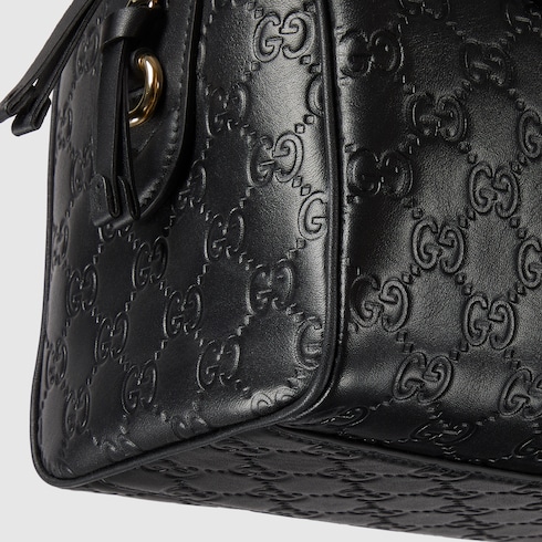 GG Emblem medium boston bag