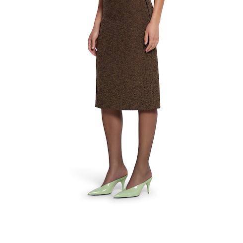 Women's heeled mule
