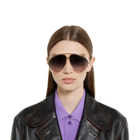 Aviator frame sunglasses