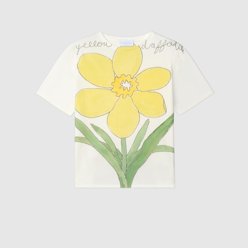 Kinder-T-Shirt aus Baumwolle mit Print