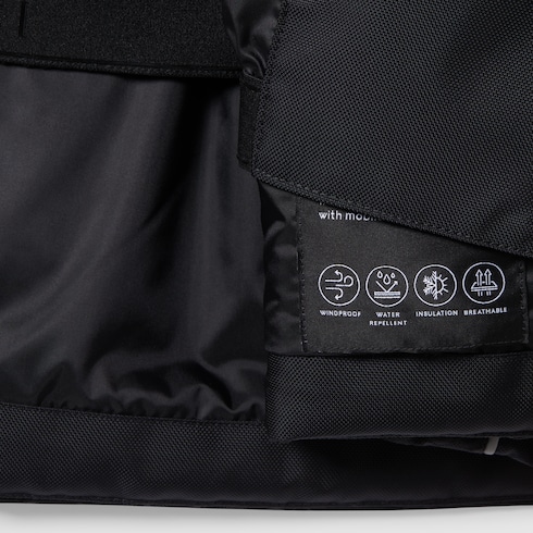 GG technical fabric jacquard jacket