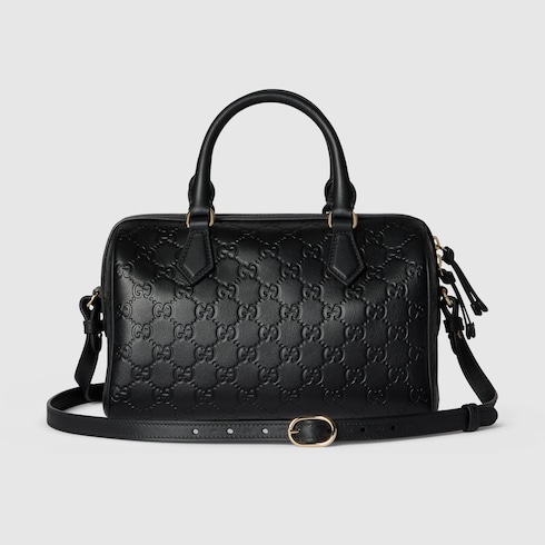 GG Emblem medium boston bag