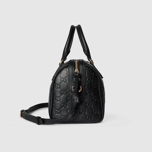 GG Emblem medium boston bag
