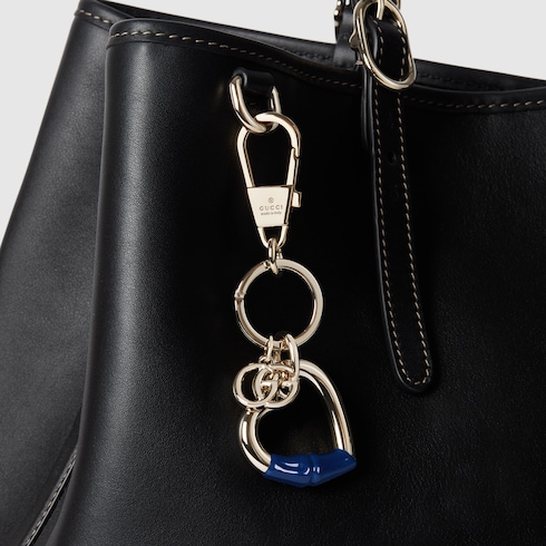 Heart-shaped keychain