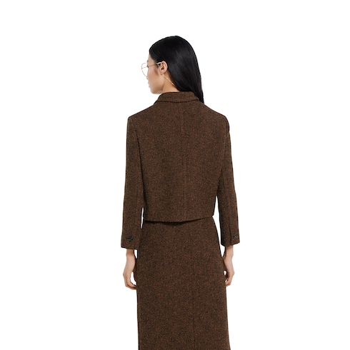 Seeded wool jacket Detail 4