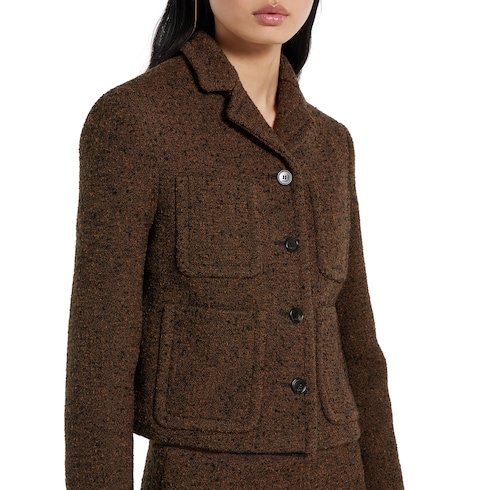Seeded wool jacket Detail 5