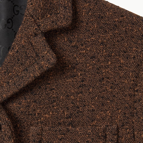 Seeded wool jacket Detail 6